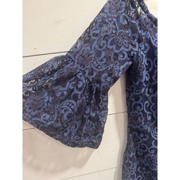 BB Dakota Danlyn Off The Shoulder Lace Dress Size 8 - Picture 4 of 9